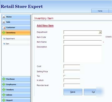 Retail store pro / advance version pos software 