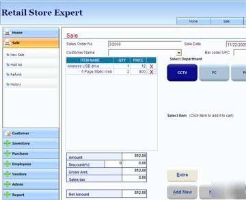 Retail store pro / advance version pos software 