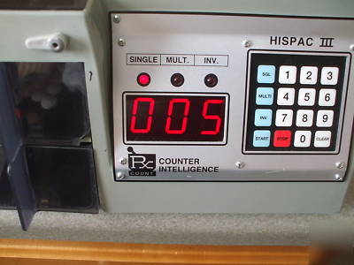 Rx hispac iii pill/tablet counter