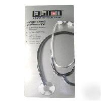 Single head nurse stethoscope, silver color
