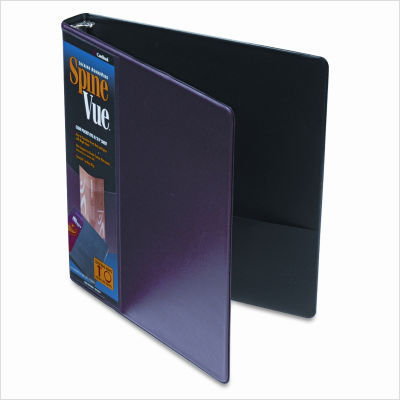 Spinevue round ring view binder, 1IN capacity, maroon