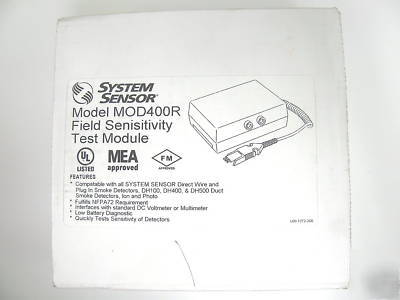 System sensor MOD400R field sensitivity test module 