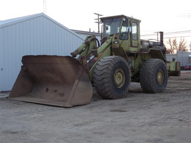 Terex wheel loader detroit diesel articulating 6YD