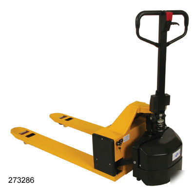 Wesco semi-electric pallet jack 2200LB truck battery