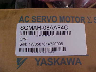 Yaskawa sgmah-08AAF4C servo motor SGMAH08AAF4C