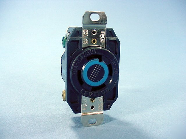 Leviton L15-30 locking receptacle 30A 250V 3Ã¸ 2720