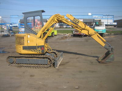 Mitsubishi/cat MX35 mini excavator steel/rubber track