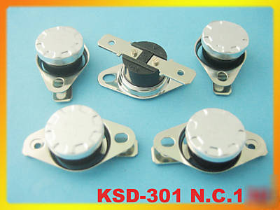 10 pcs temperature control switch thermostat 130Â°c n.c.