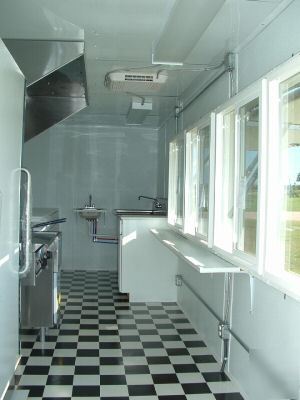 2010 7 x 20 concession trailer / mobile kitchen 