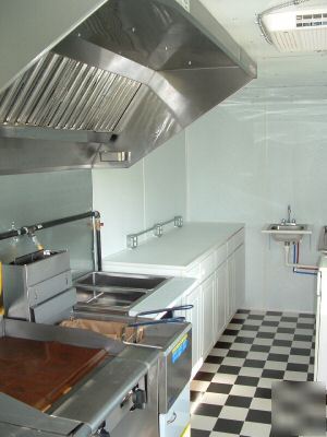 2010 7 x 20 concession trailer / mobile kitchen 