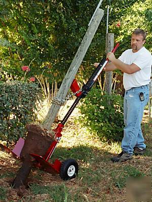 Big red post puller