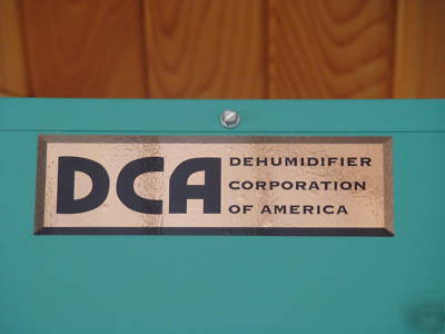 Dehumidifier, 1.5 ton dca model 500, 4 years old v good