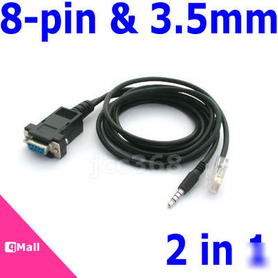 2 in 1 programming cable for yaesu vertex standard