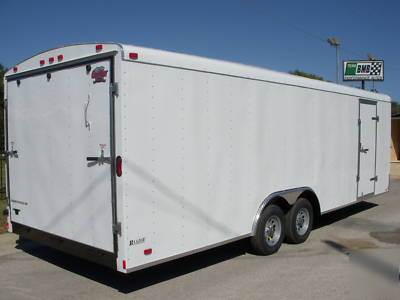 24 ft. enclosed rear ramp trailer waco bill dallas area