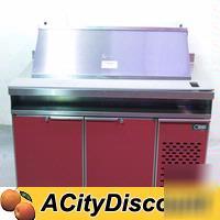 Craig work top prep refrigerator kitchen diner cafe