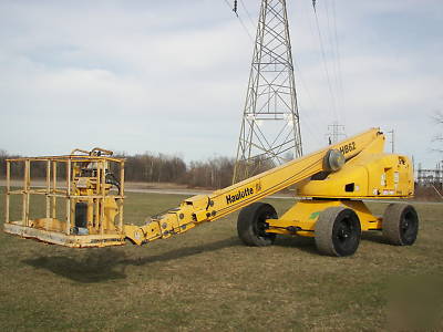 Good 2002 haulotte biljax hb 62 diesel boom lift 4X4