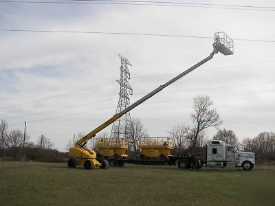 Good 2002 haulotte biljax hb 62 diesel boom lift 4X4