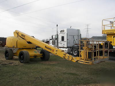 Good 2002 haulotte biljax hb 62 diesel boom lift 4X4