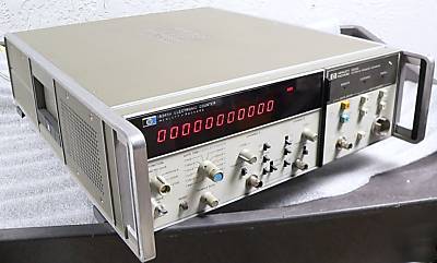 Hp 5345A electronic counter & hp 5355A auto freq. cnvtr