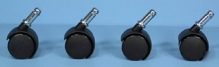 New *** 8 rubbermaid furniture casters swivel 1.5