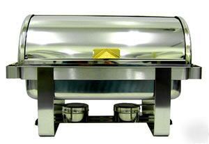 New european style full size roll top chafer - 