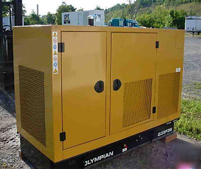 New olympian G35F3S 35KW single phase gas generator set