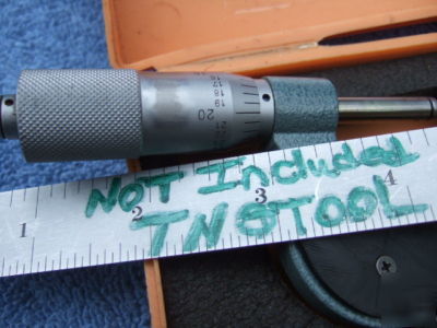 New thread micrometer mitutoyo 126-137 w/anvils ovr 800 