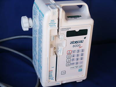 Sigma 8000 plus + programmable infusion pump iv