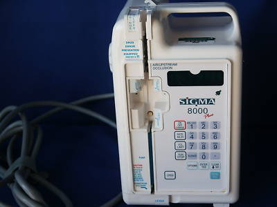 Sigma 8000 plus + programmable infusion pump iv