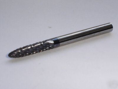 Solid carbide burr - tialn coated - round point 1.50MM