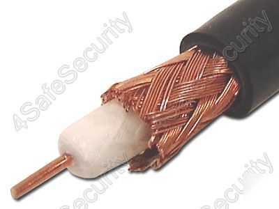 1000FT RG59 coaxial cable 20AWG 95% braid 