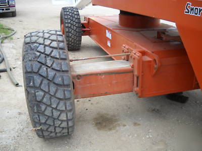 1998 snorkel TB120 cu boom lift - aerial lift - 120 ft