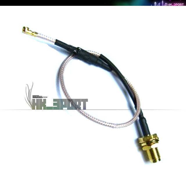 2X u.fl / ipx to rp sma female pigtail for wifi network
