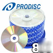 500 prodisc 8X dvd-r silver shiny blank dvdr disk media