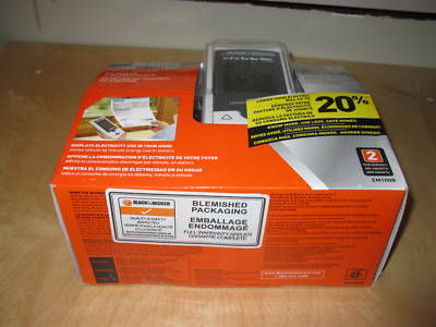 Black and decker power monitor EM100B save money 