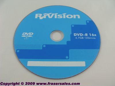 Dvd-r 10 discs rivision 16X - 4.7GB/120MINS