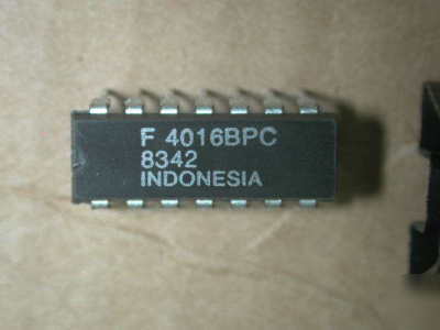 Fairchild 4016BPC 14 pin dip quad bilateral switch 25PC