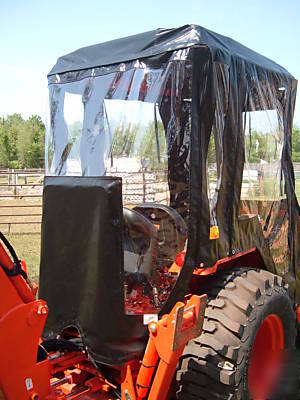 Kioti LK30 tractor cab enclosure w/ wiper 