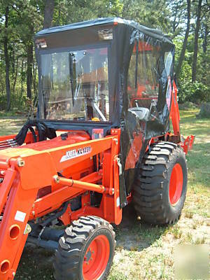 Kioti LK30 tractor cab enclosure w/ wiper 