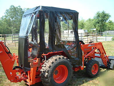 Kioti LK30 tractor cab enclosure w/ wiper 