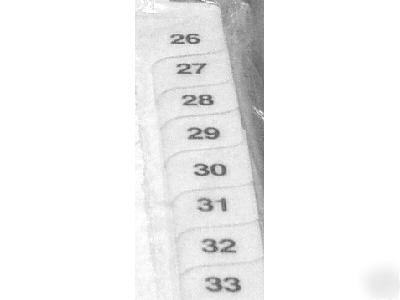 Legal tabs pre printed black print 2 sides with myar 
