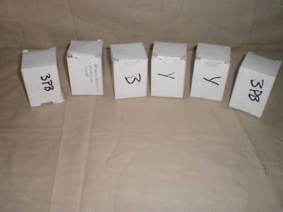 New lot of 6 siemens push-button switch units all 