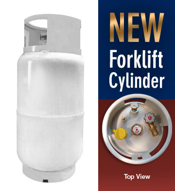 New propane forklift tank cylinder 33 1/2 lb 
