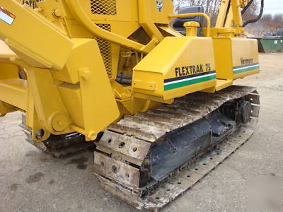 Vermeer flex track 75 utility plow, ditch witch, case