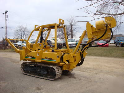 Vermeer flex track 75 utility plow, ditch witch, case