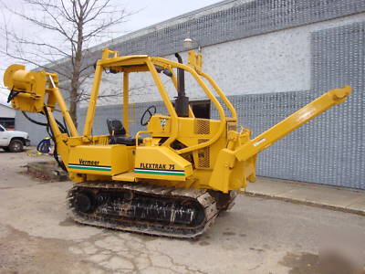Vermeer flex track 75 utility plow, ditch witch, case