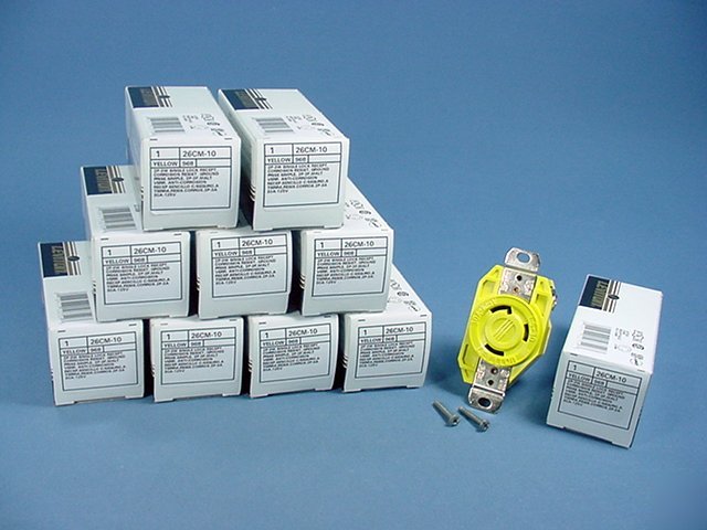 10 anti-corrosion L5-30 locking receptacles 30A 125V