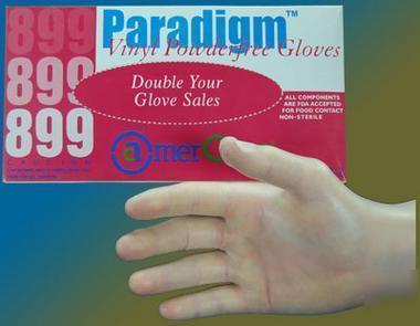 1000 amercare paradigm small 899-1 powder free gloves