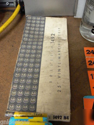 277+ cards large number & letter wire label markers +++