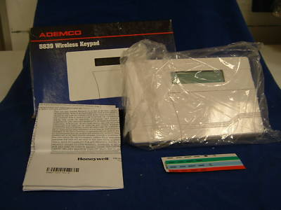 Ademco 5839 wireless keypad alarm security 